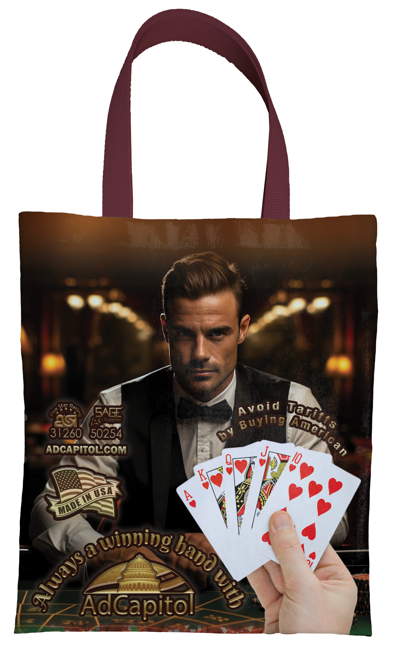 Sublimated Tote Bag, custom tote bag with logo imprint 10