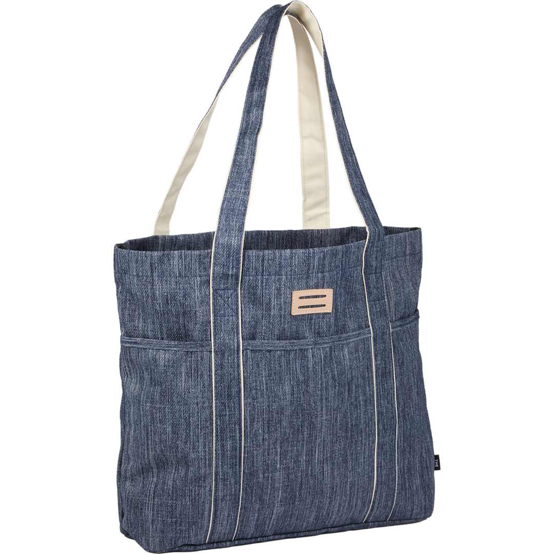 The Goods Navy Heather Carry All Tote 28