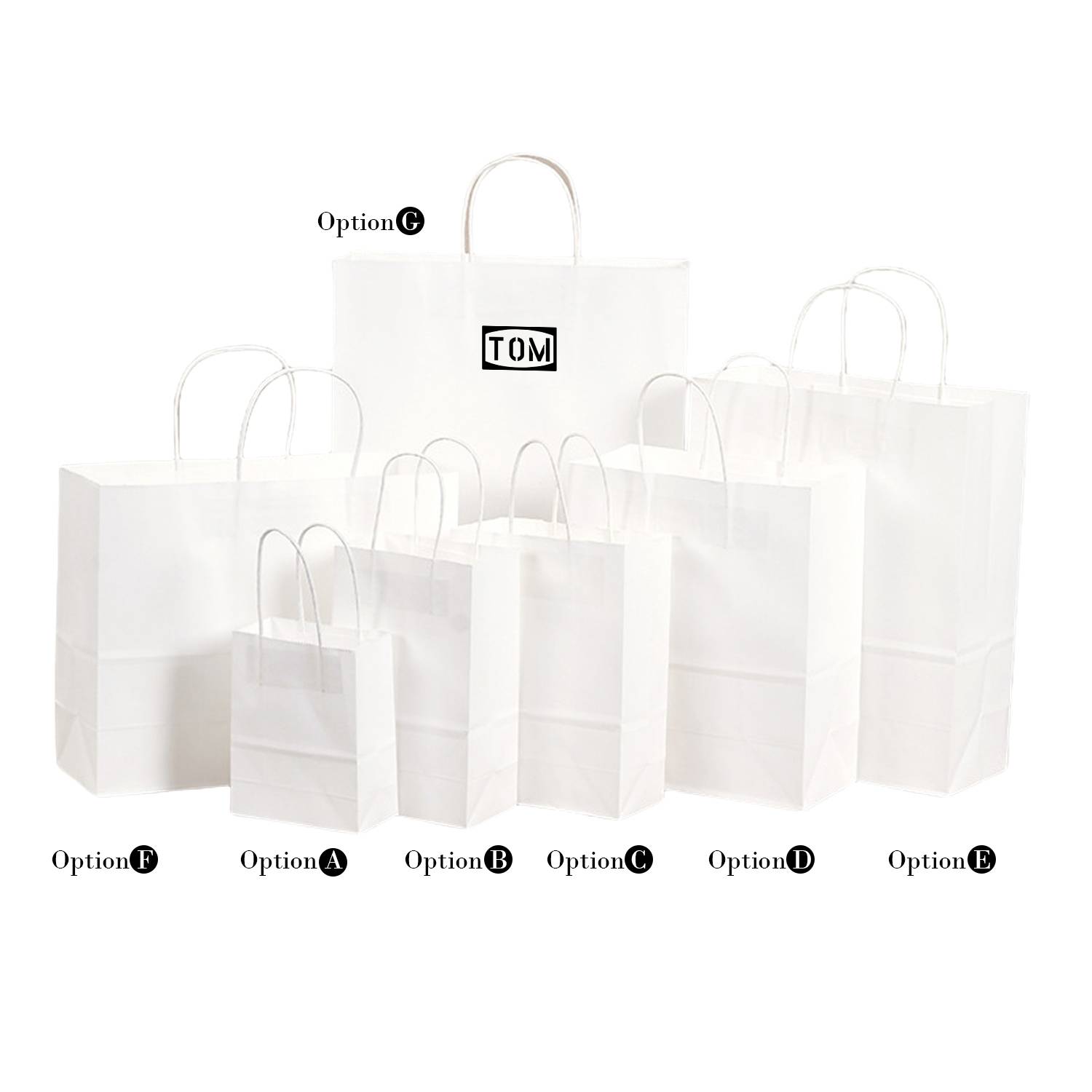 Clothing Food Delivery Kraft Paper Carry Bag 2
