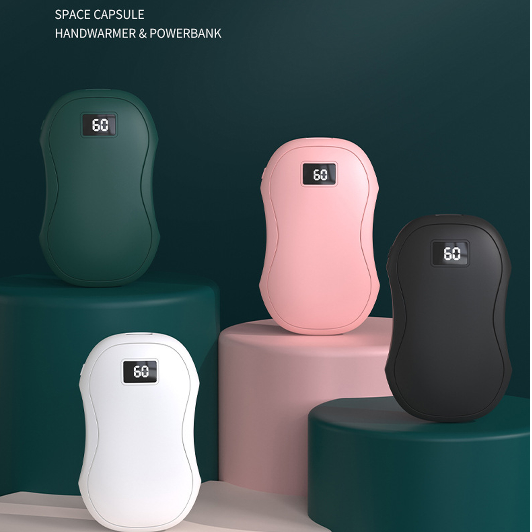 Rechargeable 4000mAh Battery Hand Warmers 4