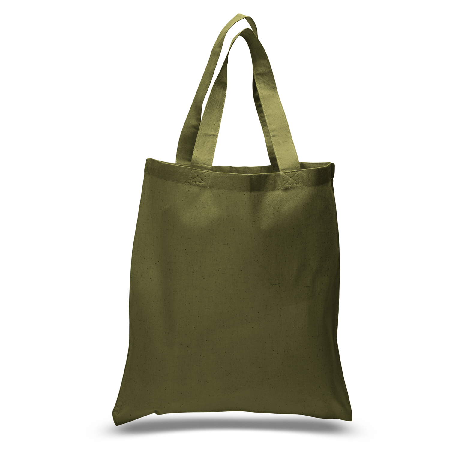 Canvas Slim Tote w/ Webbing Handles 1