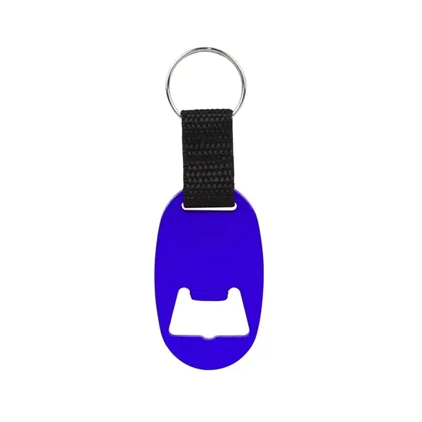 Aluminum Oval Keychain Bottle Opener 2