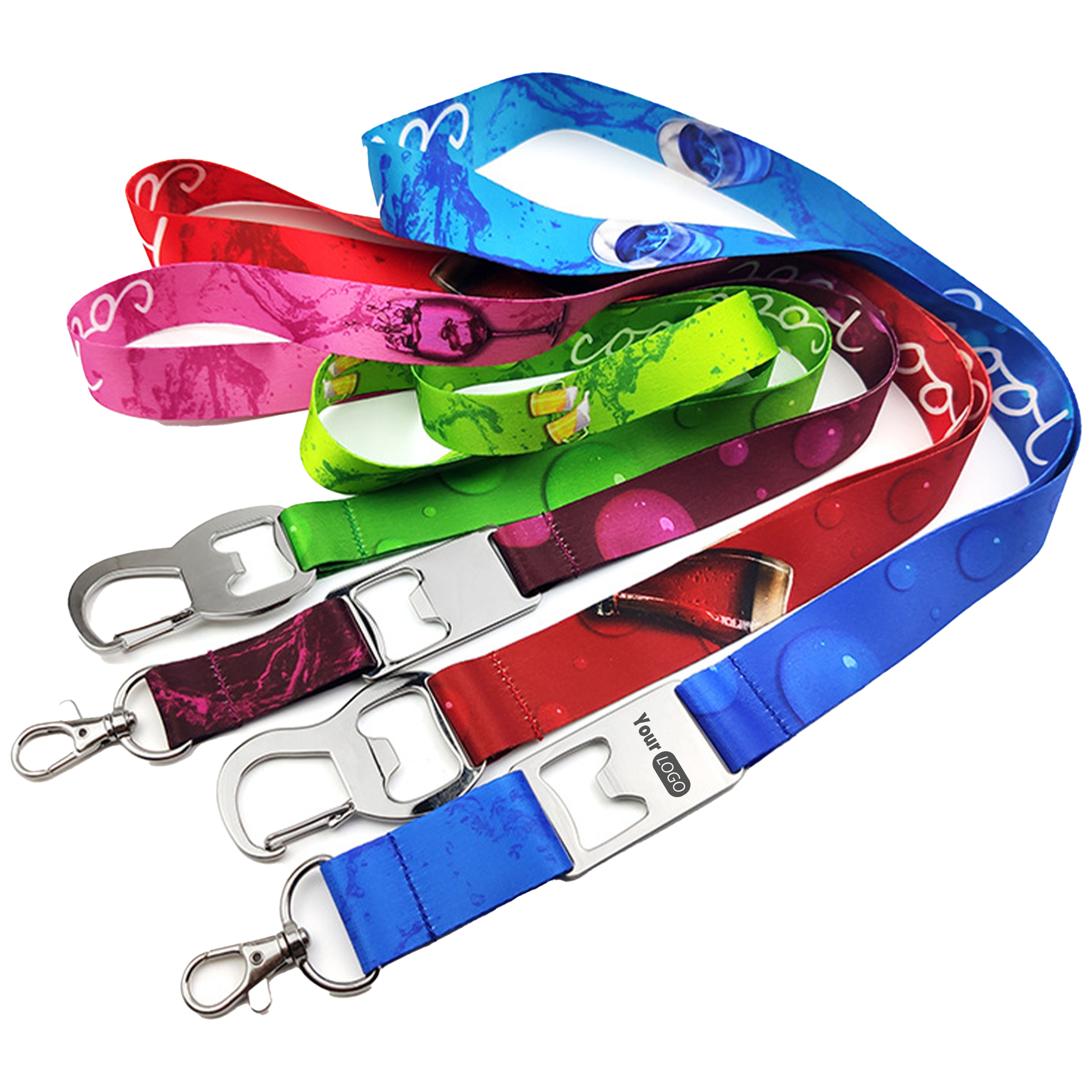 Polyester Multifunctional Lanyard With Bottle Opener 3