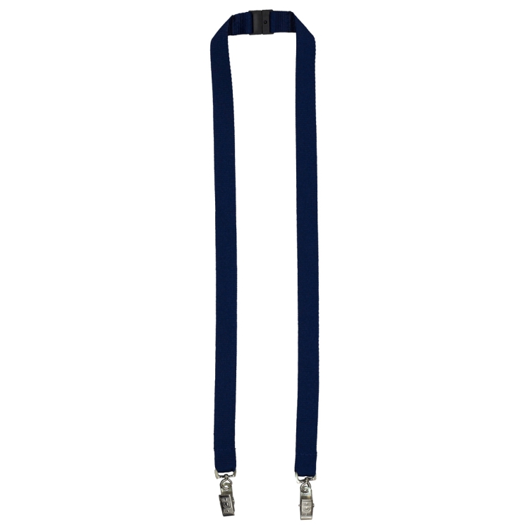 "RICARDO" 3/4" Dual Attachment Polyester Silkscreen Lanyard with FREE Breakaway Safety Release 6
