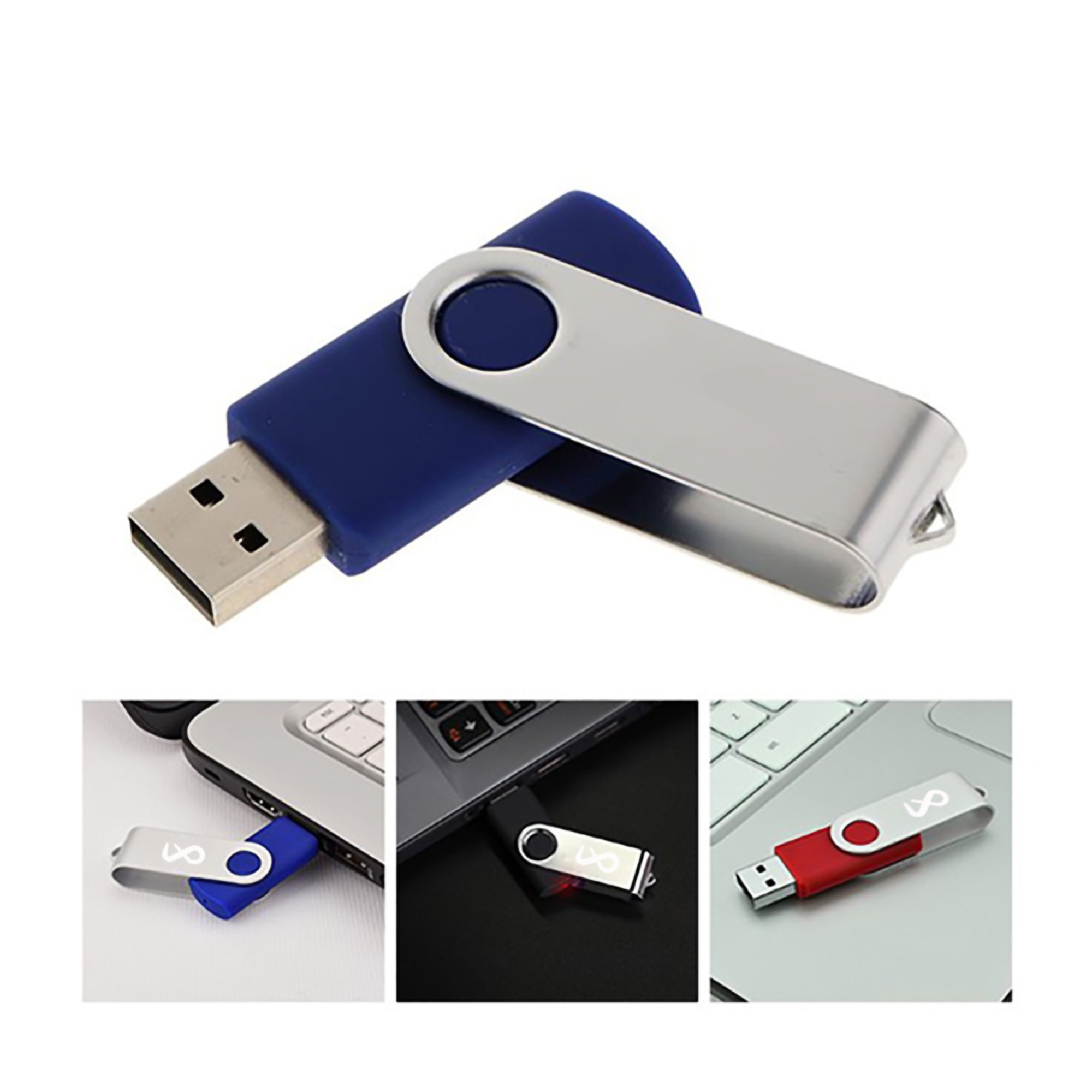 8 GB Swivel USB Thumb Drive 5