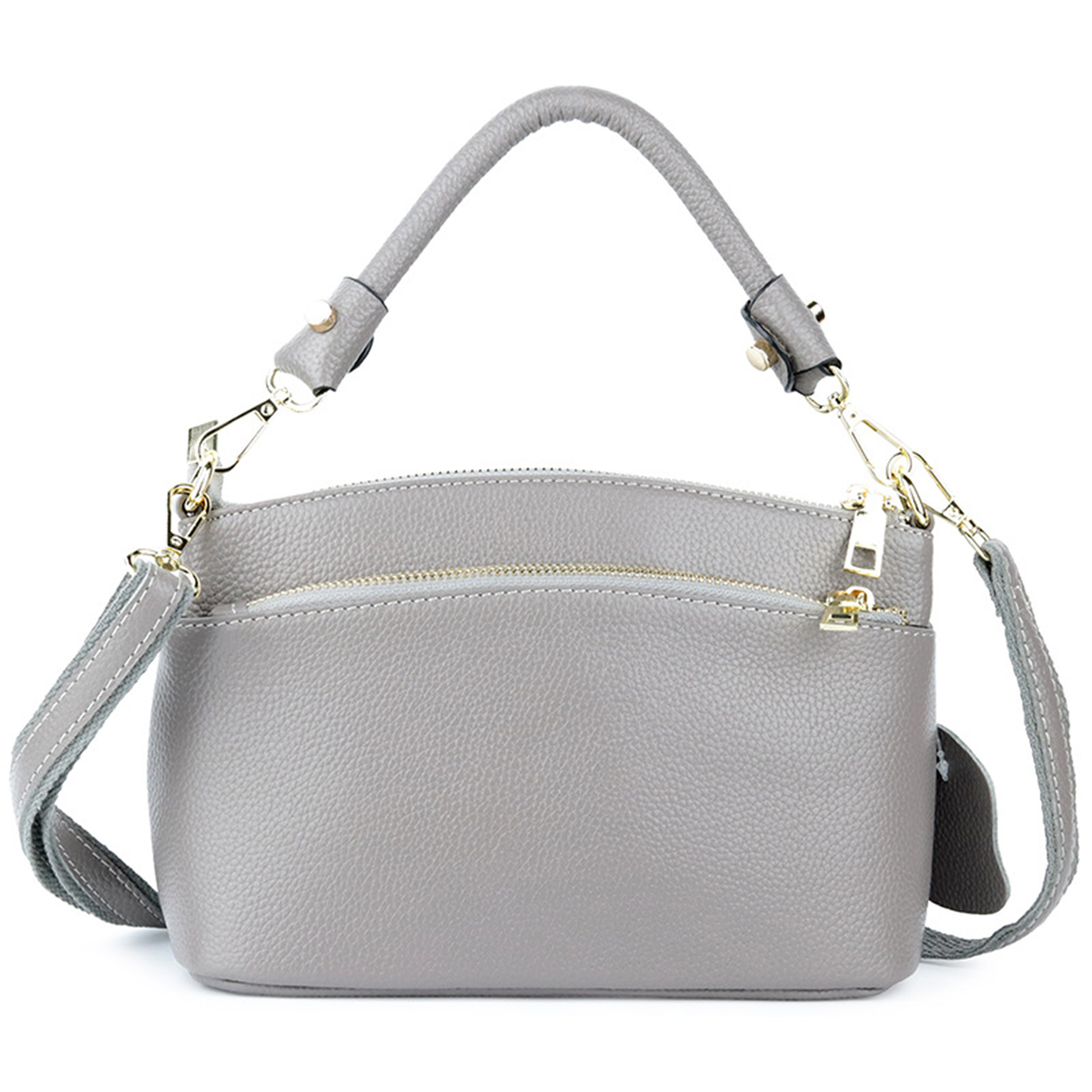 Genuine Leather Ladies' Crossbody Handbag 8