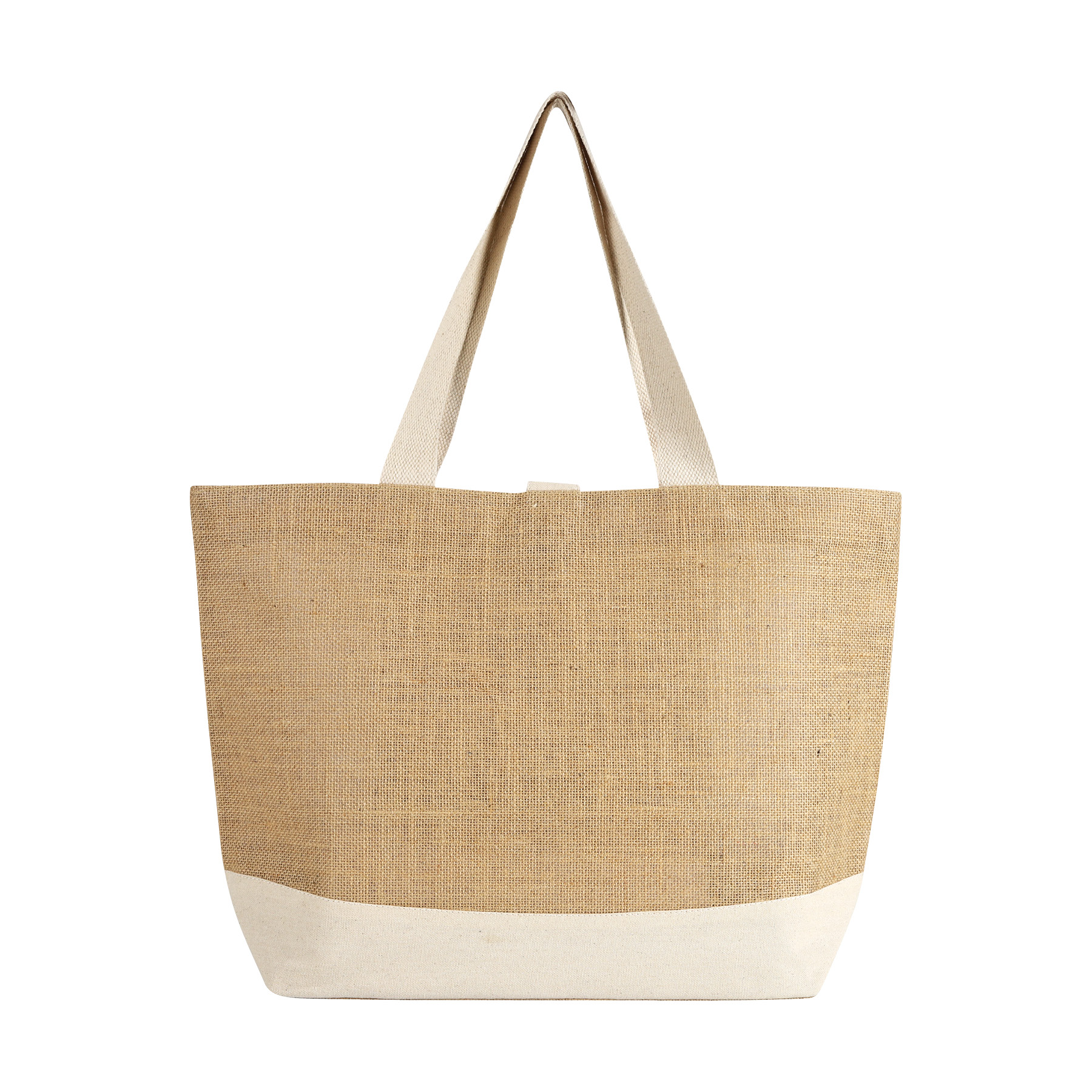 Emma Jute and Cotton Shopper Tote 3