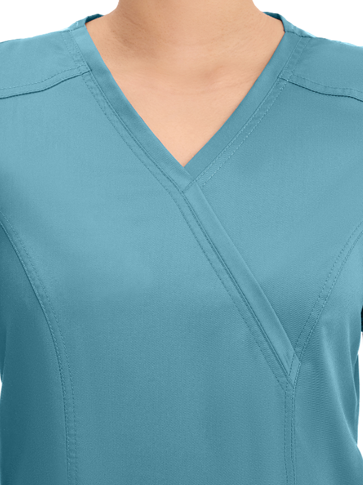 Cherokee - Workwear Revolution - Women's 2-Pocket Mock Wrap Top 63
