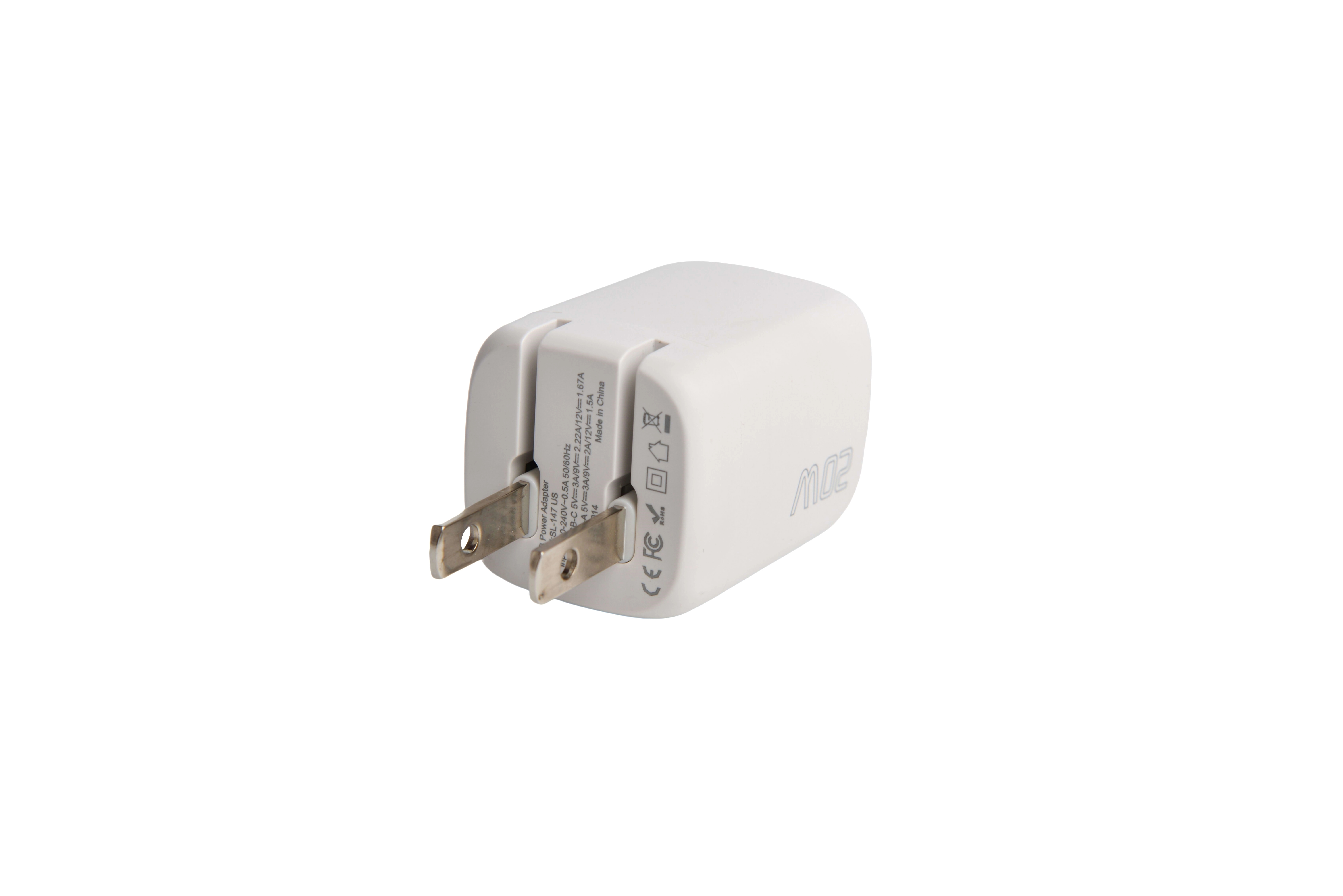 PD 20W & QC 3.0  Power Adapter  at 50% smaller and 3X faster 2