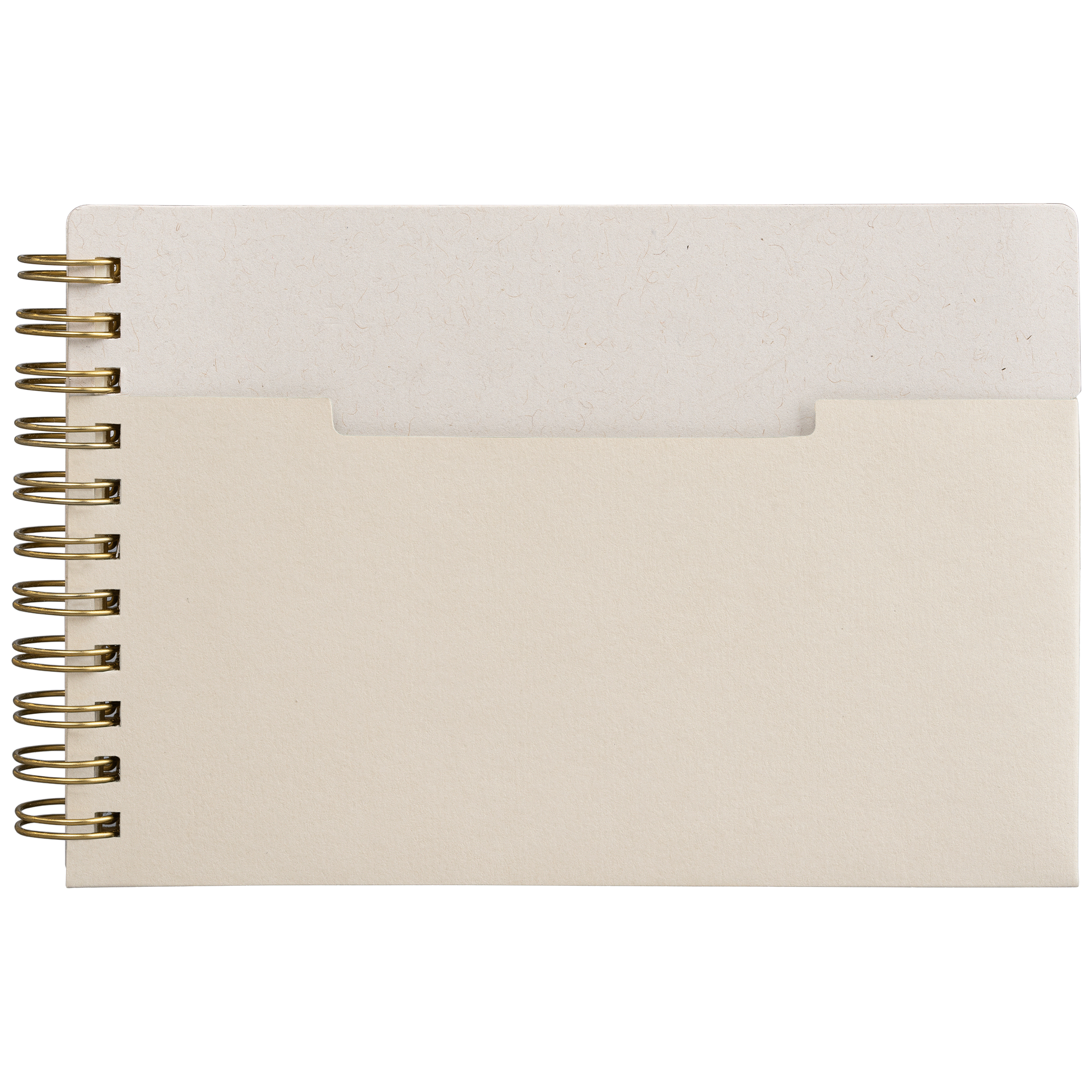 Lino FSC Paper Spiral Binding Horizontal Pocket Notebook - A6 6