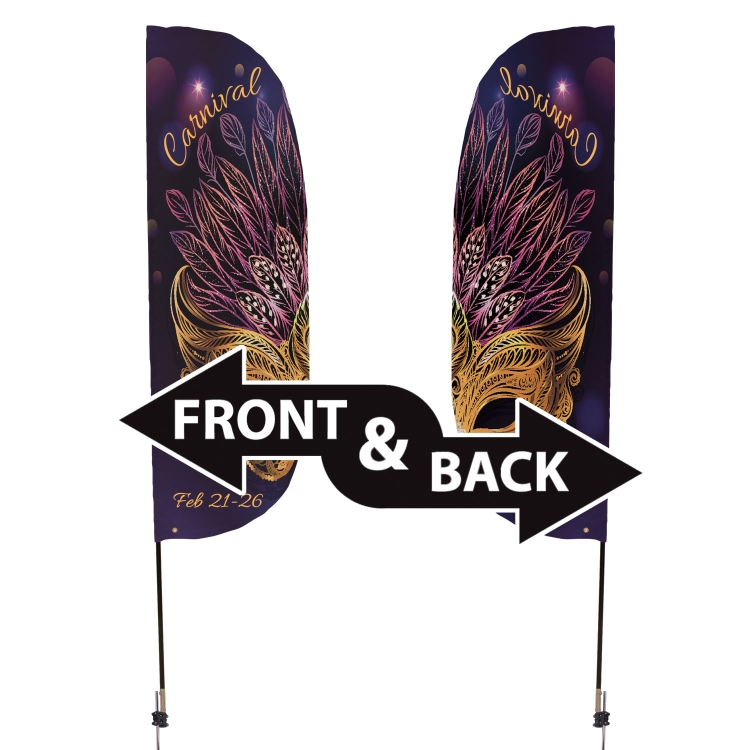 10' Stadium Flutter Flag Kit Single-Sided 9