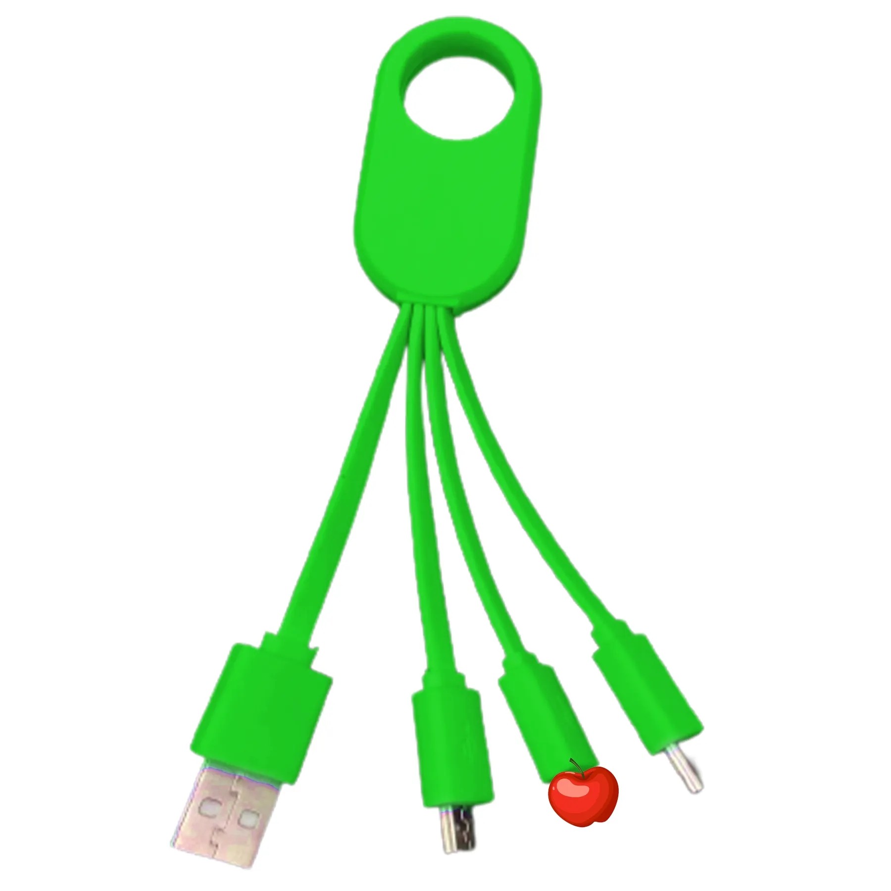 5.12 Inch 4 In 1 Charging Cable W/Keychain 9