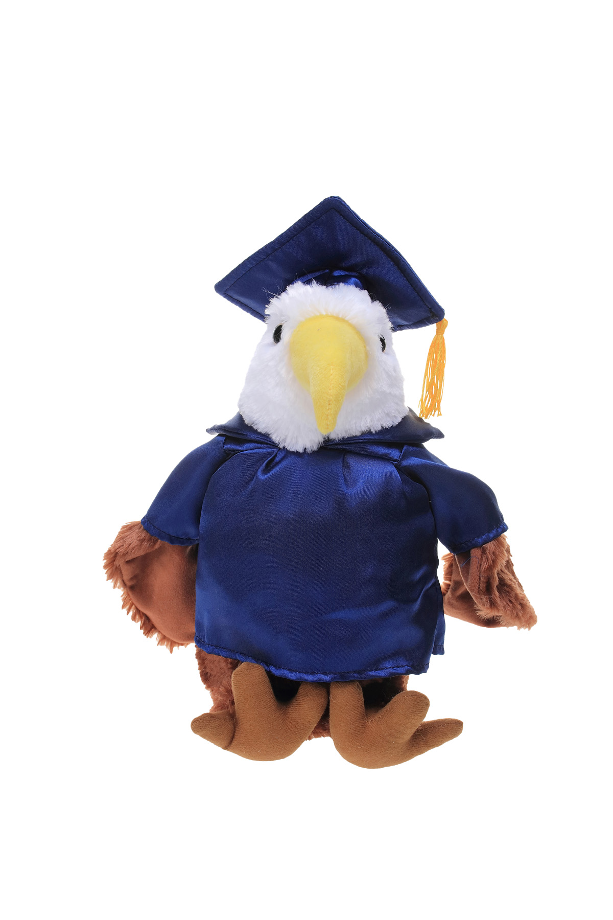 Soft Plush Eagle with Graduation Cap & Gown 2