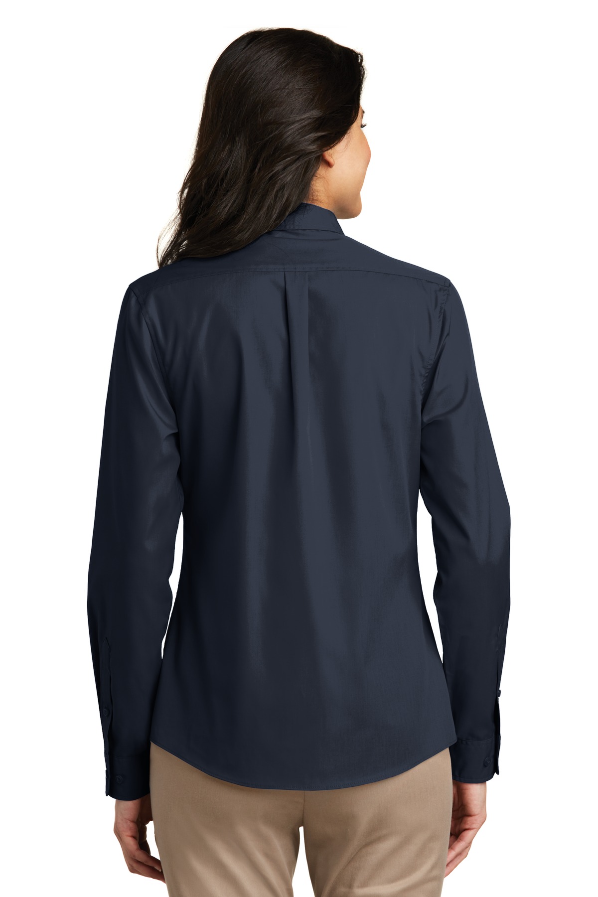 Port Authority Women's Long Sleeve Carefree Poplin Shirt. LW100 77