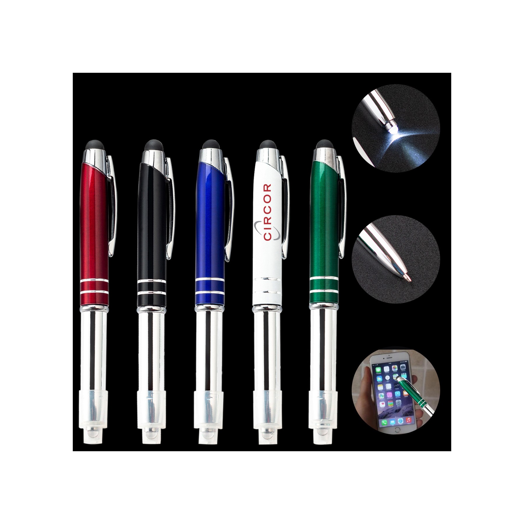 3-In-1 Ballpoint Stylus Pen