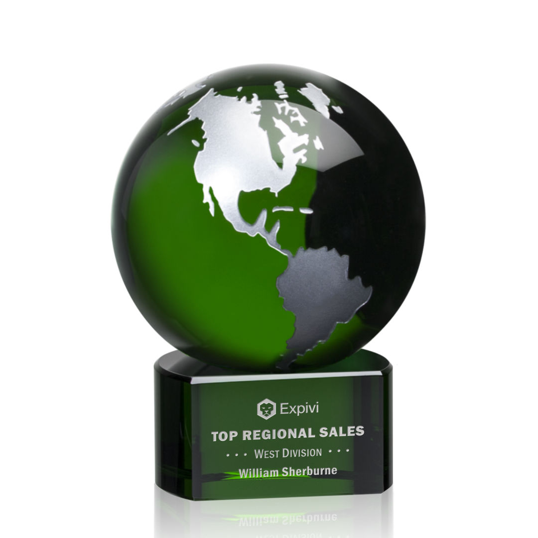 Marcana Globe Award - Green/Silver 9