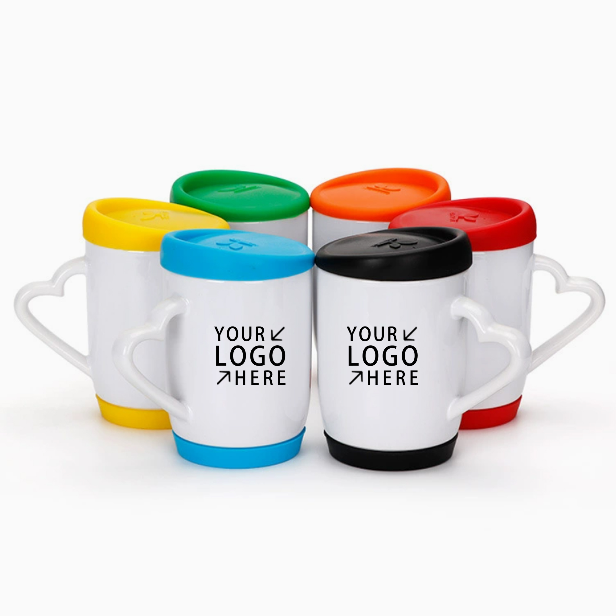 Reusable Ceramic Mug with Lid & Base 2
