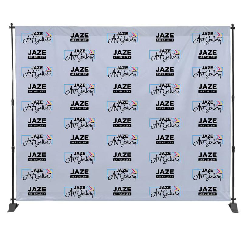 8ft X 10ft Step & Repeat Fabric Banner 7