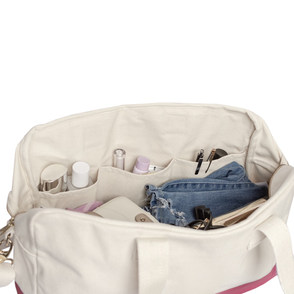 18 Oz. Super Heavyweight Natural Color Block Duffle 3
