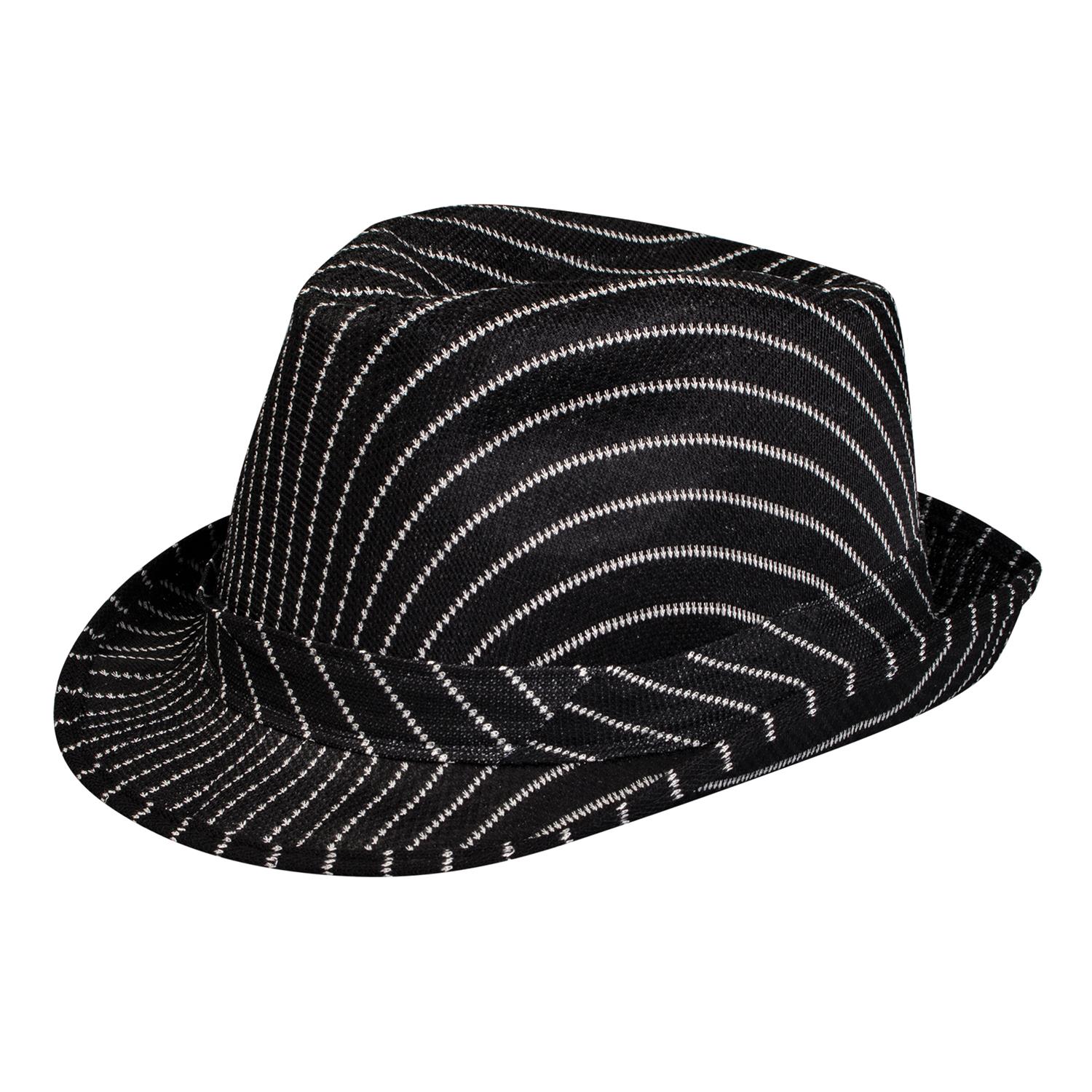 Black Pinstripe Fedora 3