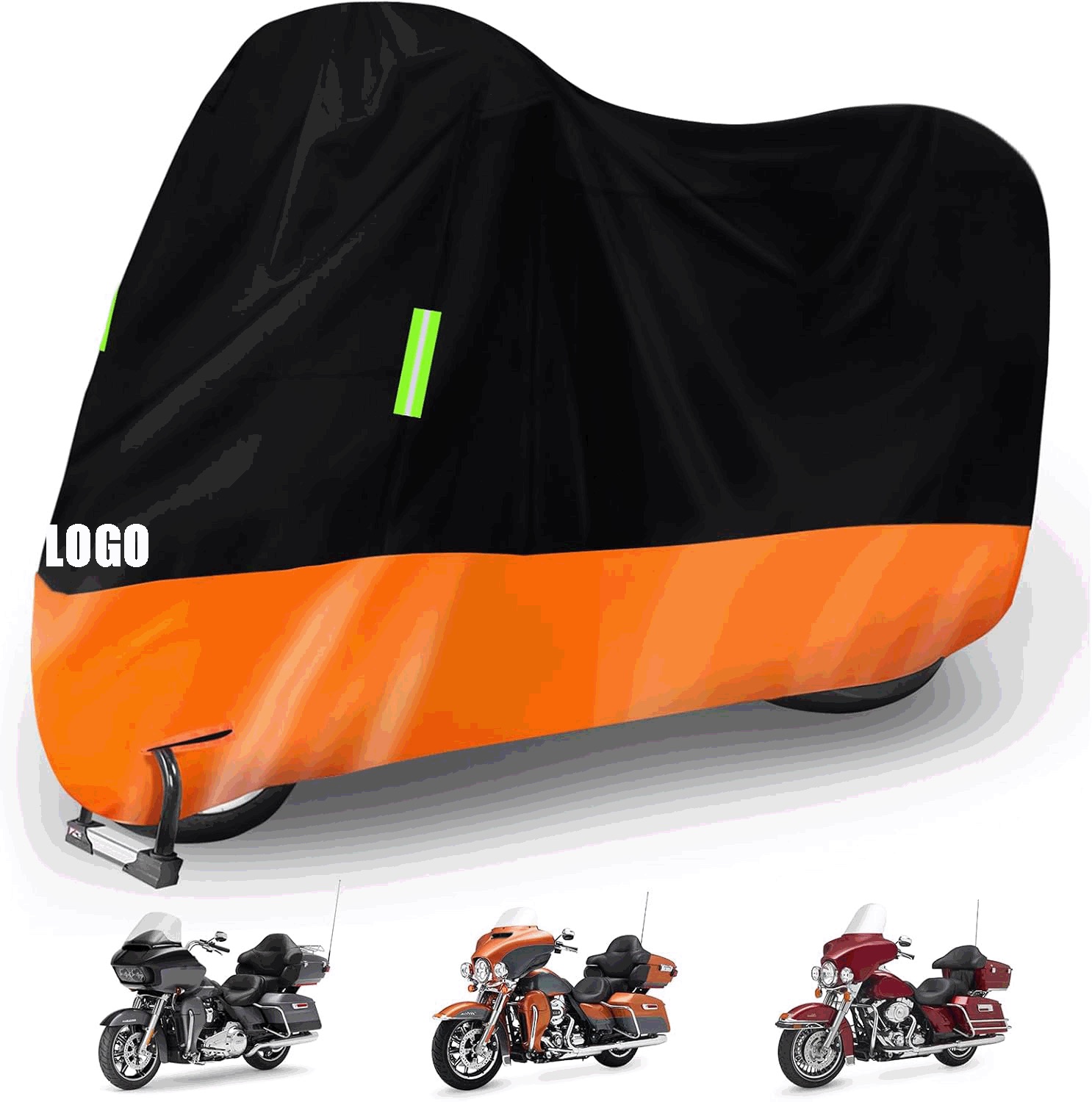 Waterproof Motorcycle Cover with Anti-Theft Lock Hole for Outdoor 1
