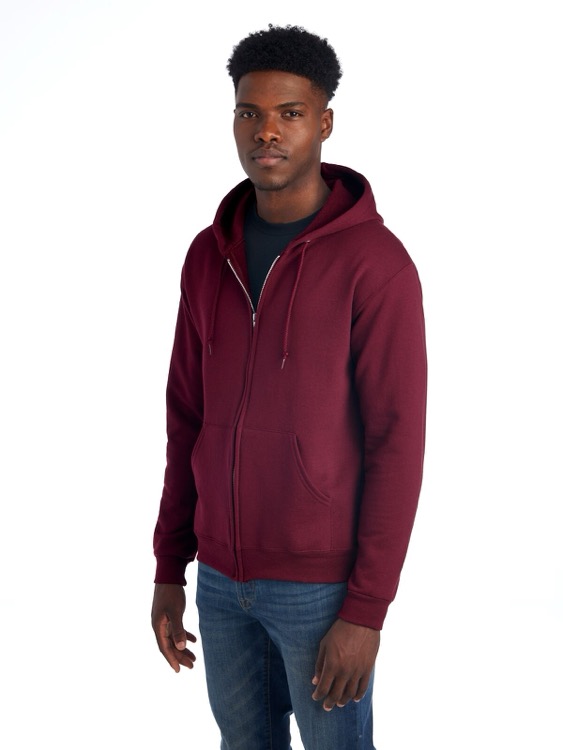 JERZEES NuBlend® Unisex Full-Zip Hooded Sweatshirt, custom hoodie or sweatshirt with logo imprint 25