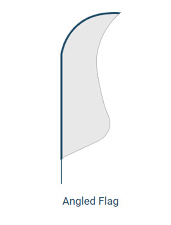 10x10ft Standard Kit-White Steel Frame Tent & 12ft 2-sided Feather Flag 6