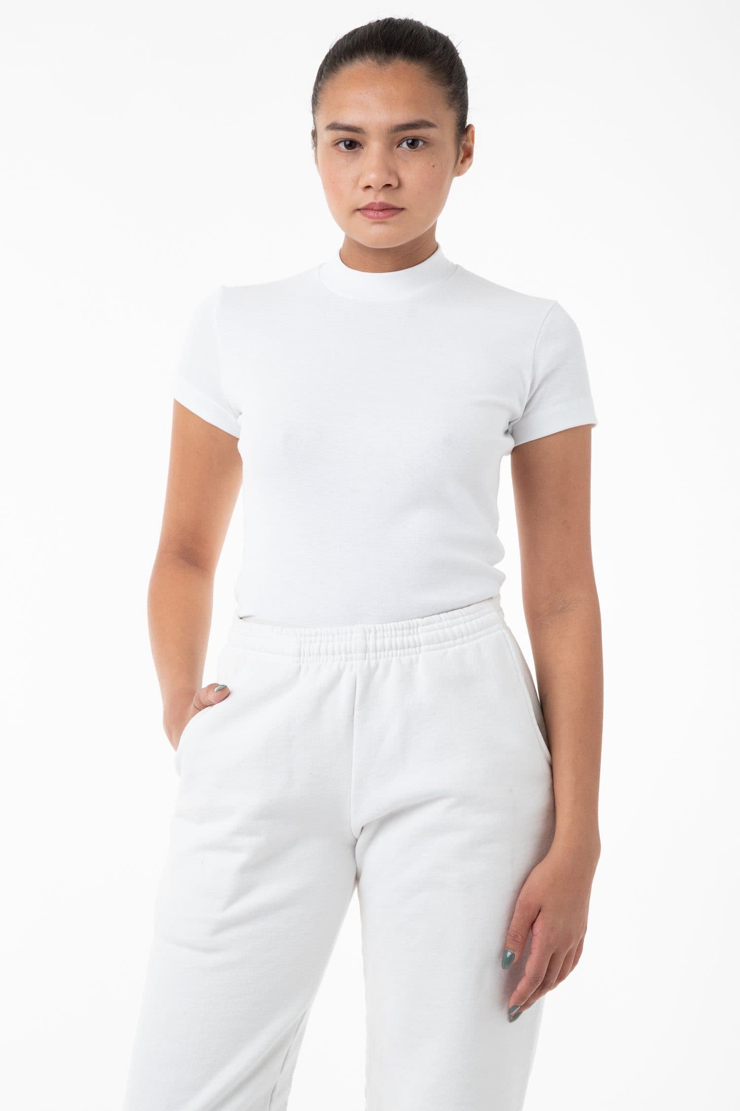 BABY RIB MOCKNECK TEE 5