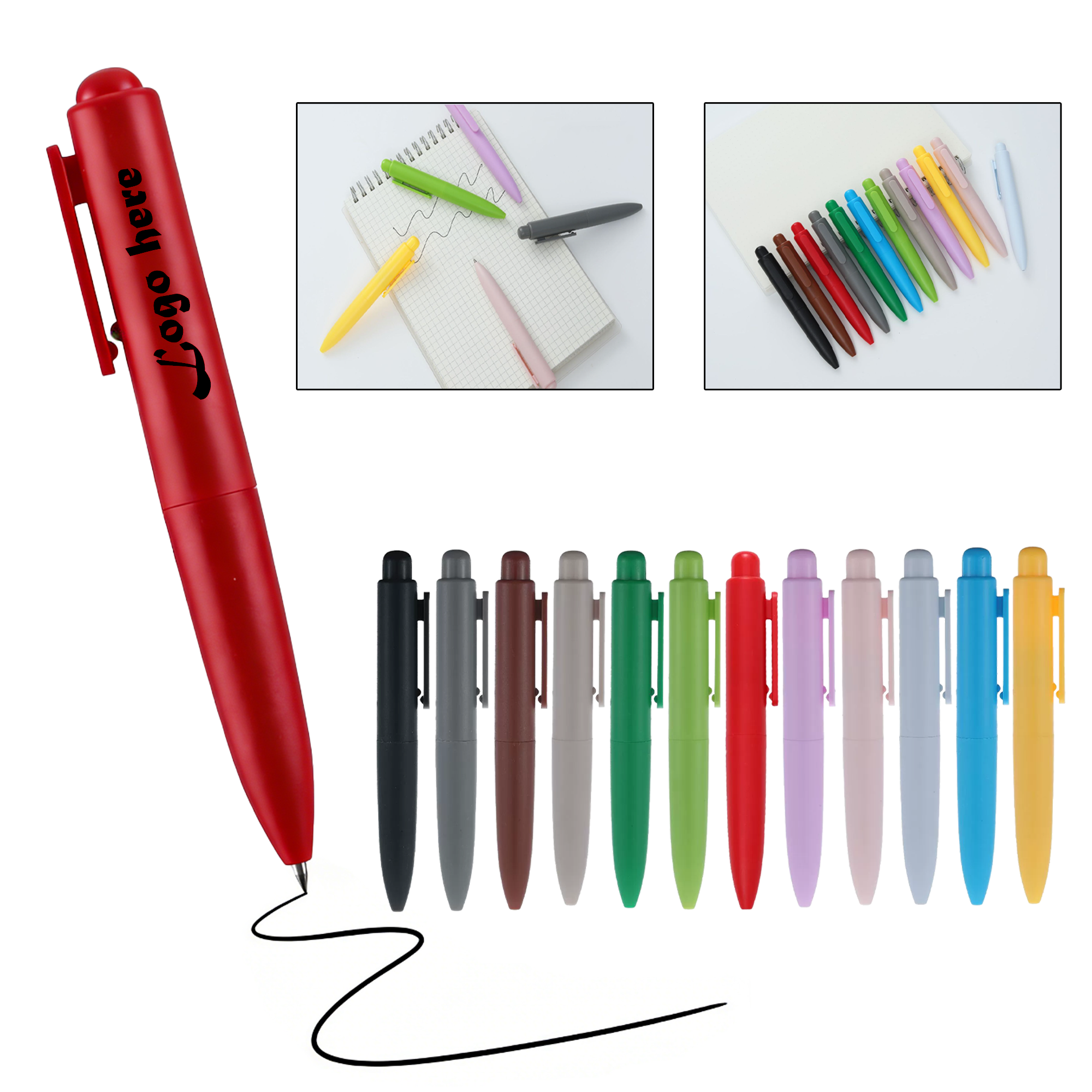 Click Type Quick Drying Mini Portable Pocket Pen 2