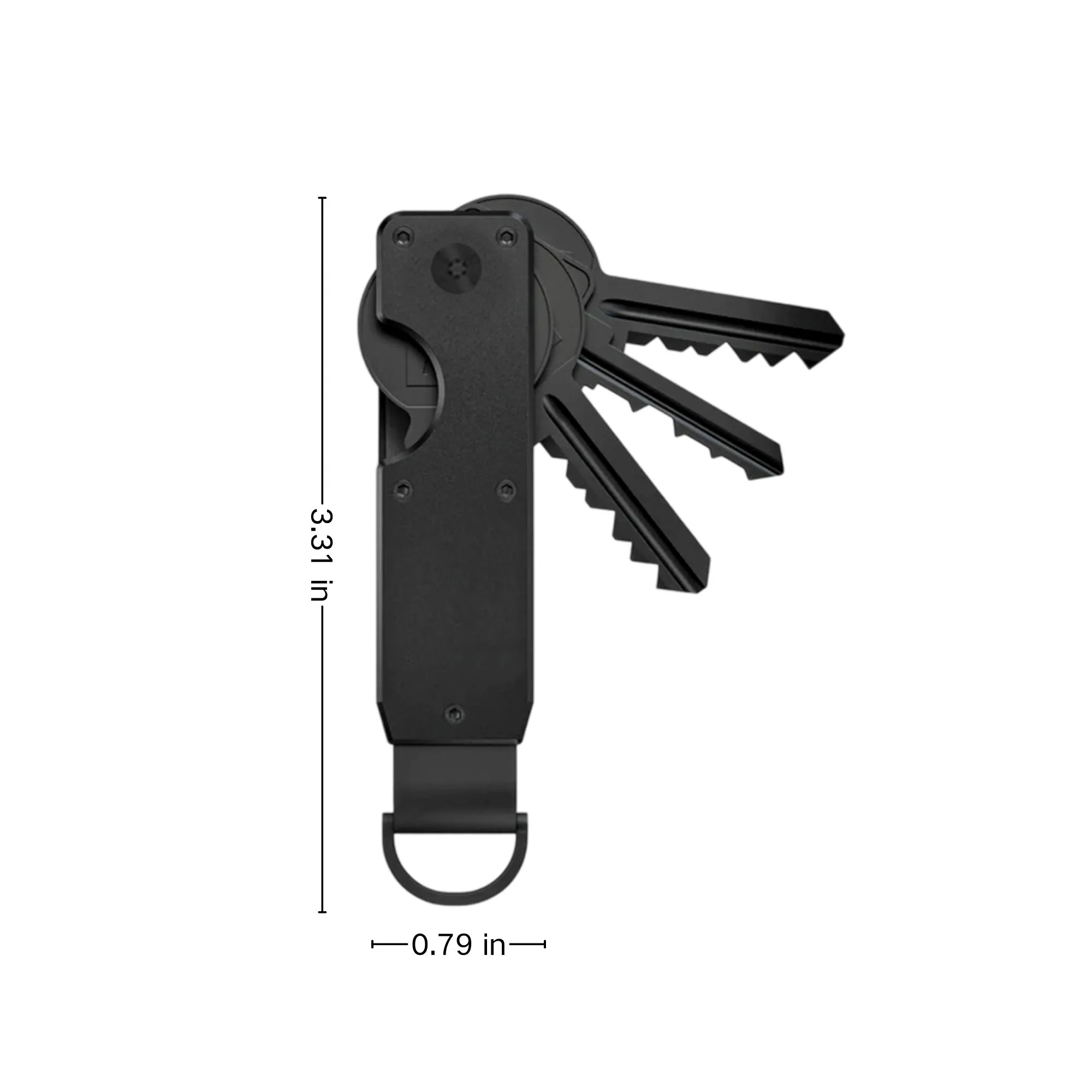 Aluminum Alloy Portable Key Organizer Keychain 3