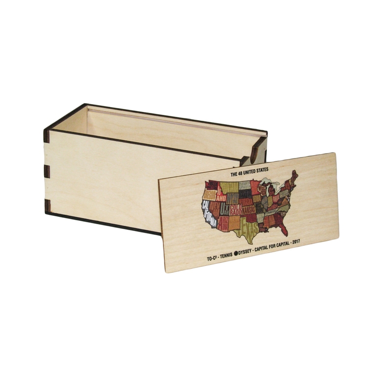 Laser Cut Box, 7.50" x 3.50" x 3.375" 9