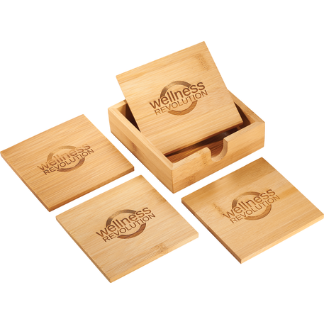 Bamboo Coaster Set 28