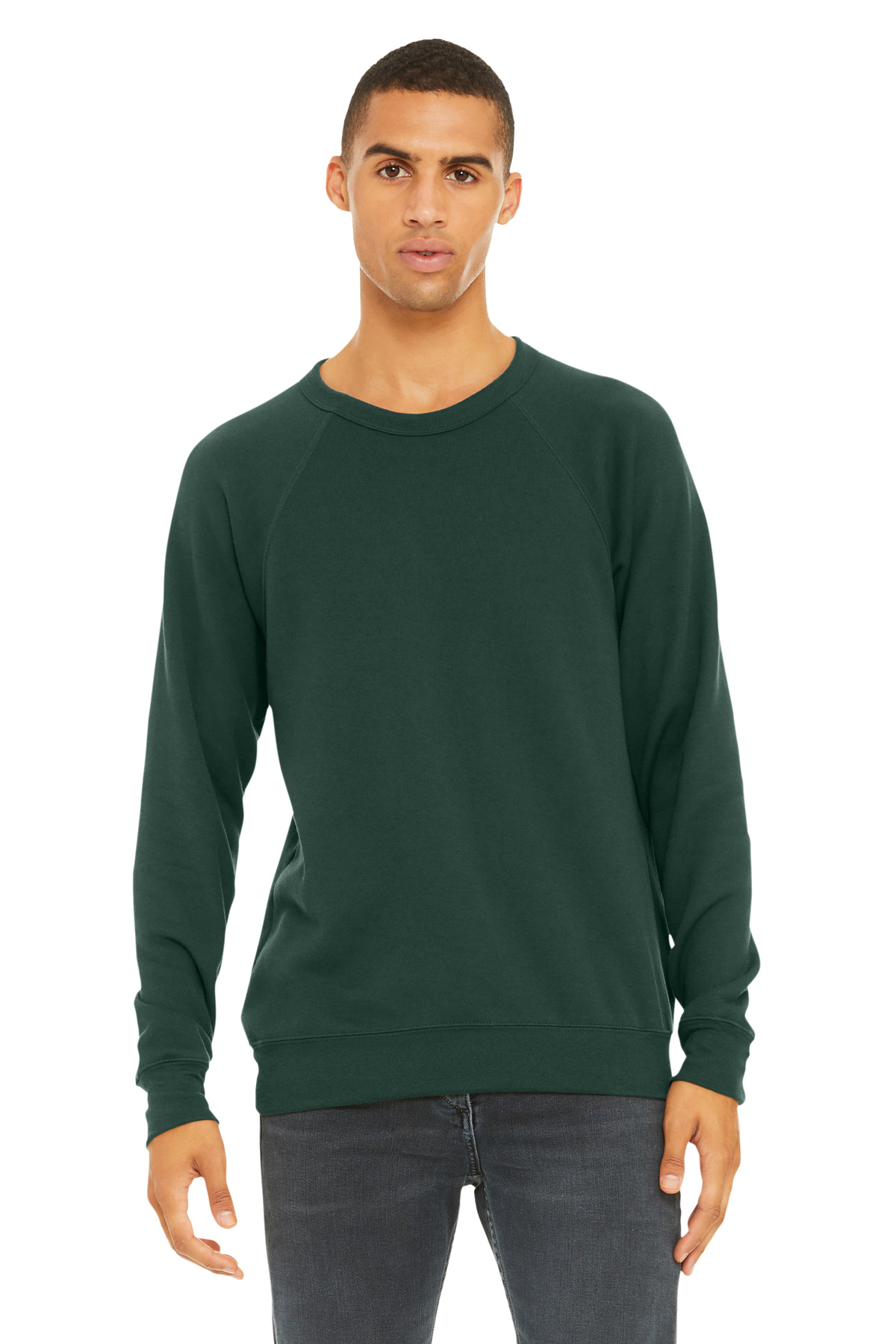 BELLA+CANVAS Unisex Sponge Fleece Raglan Sweatshirt. BC3901 162
