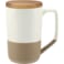 Tahoe Tea & Coffee Ceramic Mug with Wood Lid 16oz 62