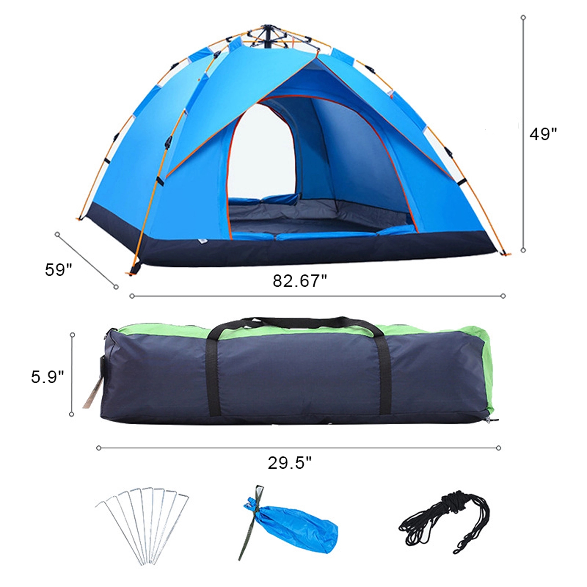 Fully Automatic Outdoor Tent MOQ 10PCS 9
