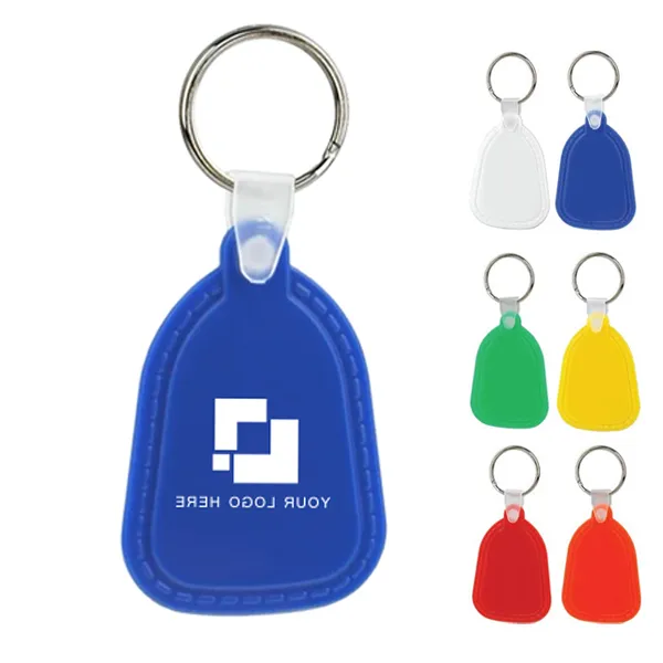 Printed Teardrop Soft Keytags 2
