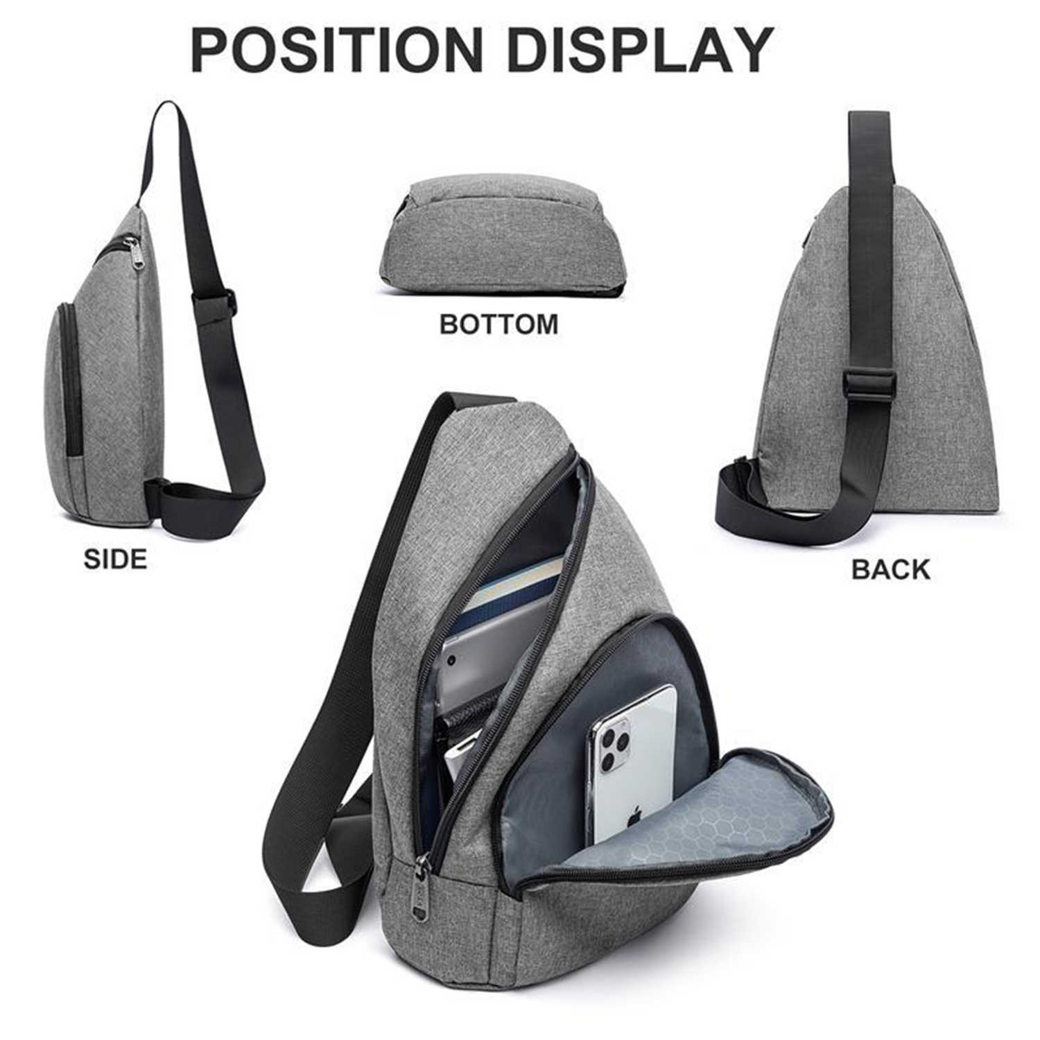Chest Daypack Crossbody Backpack 4