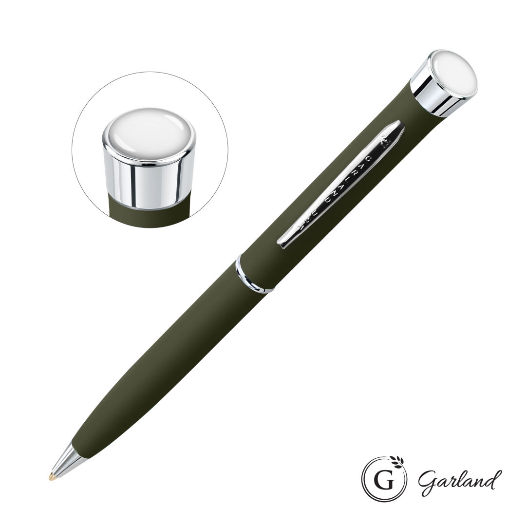 Garland® Freedom Custom Ballpoint Pen - Chrome Accent 7