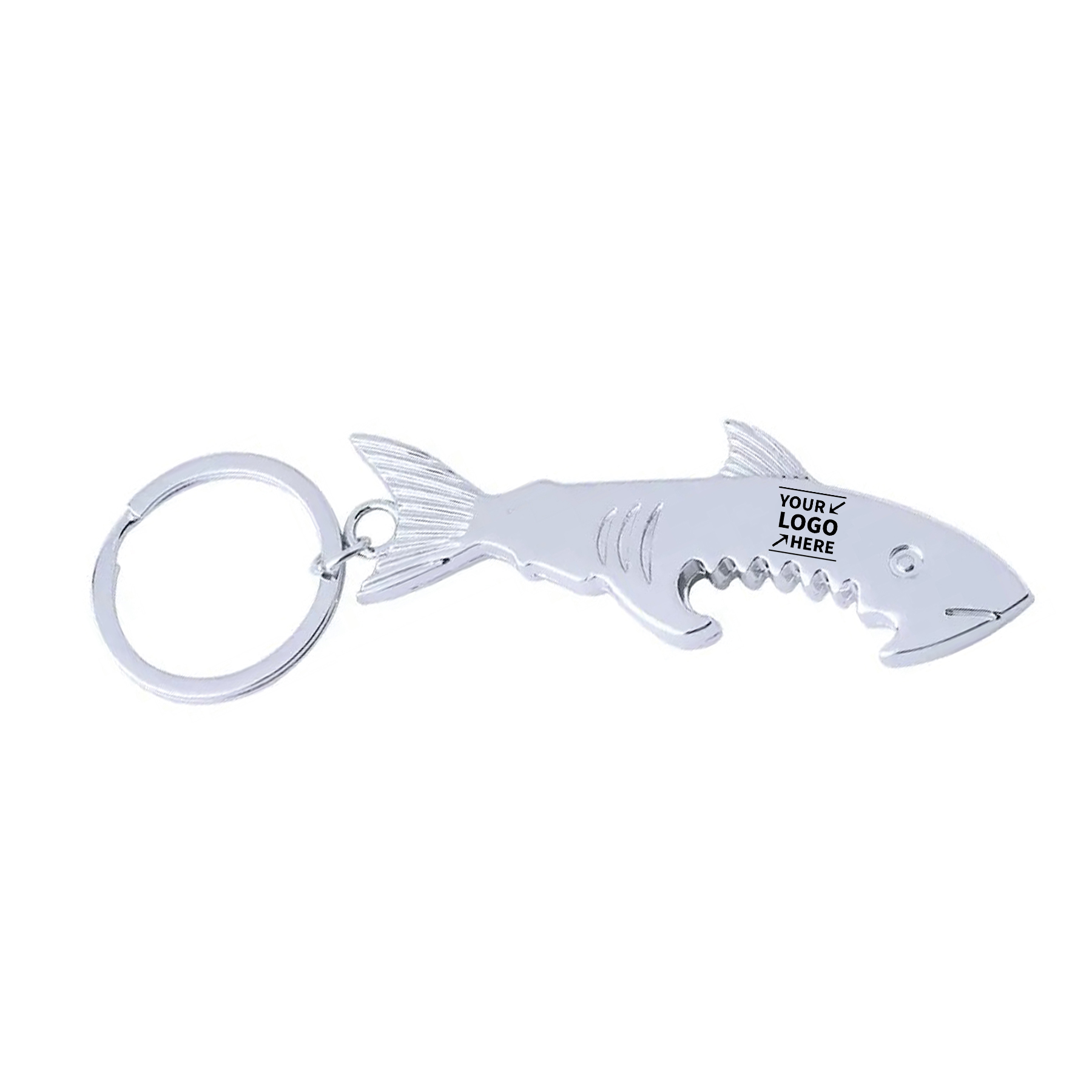 Shark Bottle Opener Keychain 1