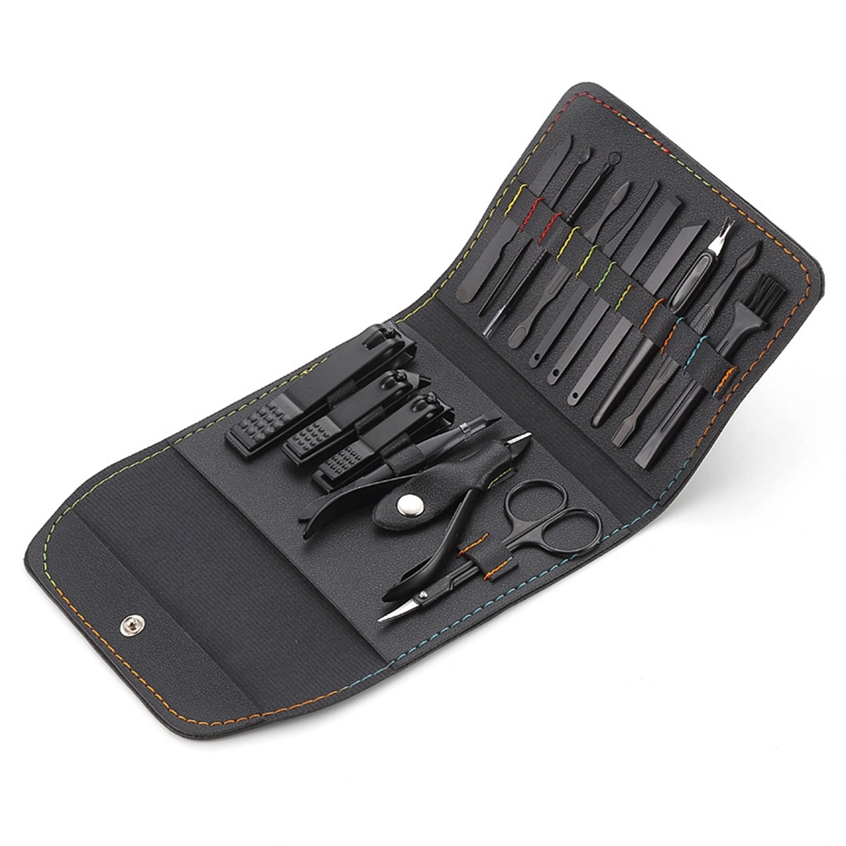 16 In 1 Professional Portable Manicure Nail Set with PU Case 6