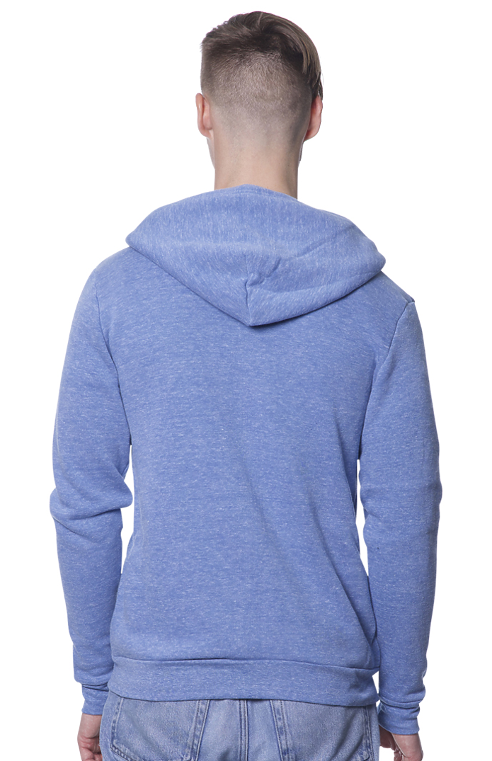 Unisex eco Triblend Fleece Full Zip Hoodie 3