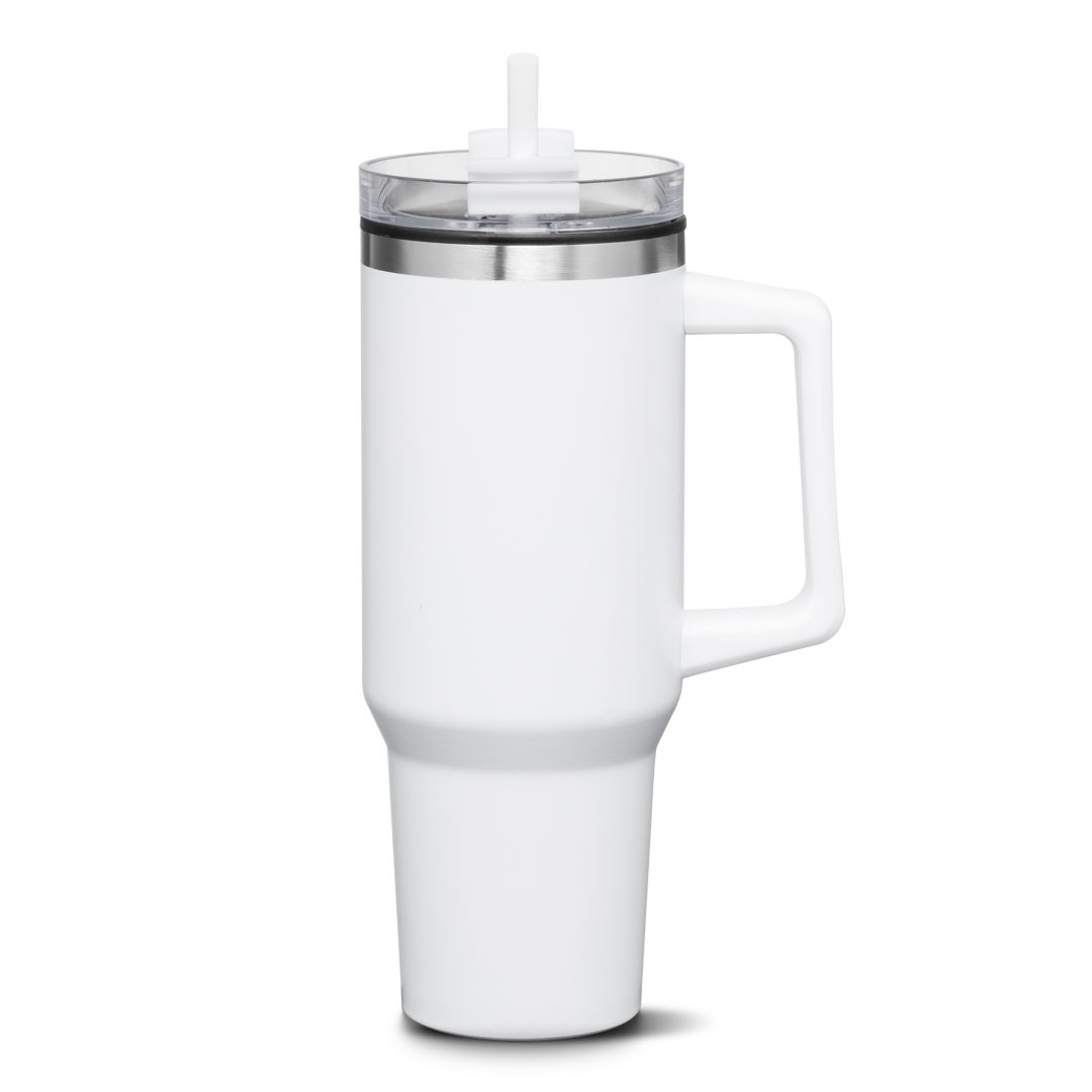 Benidorm Handle Travel Mug w/Straw - 40oz 8