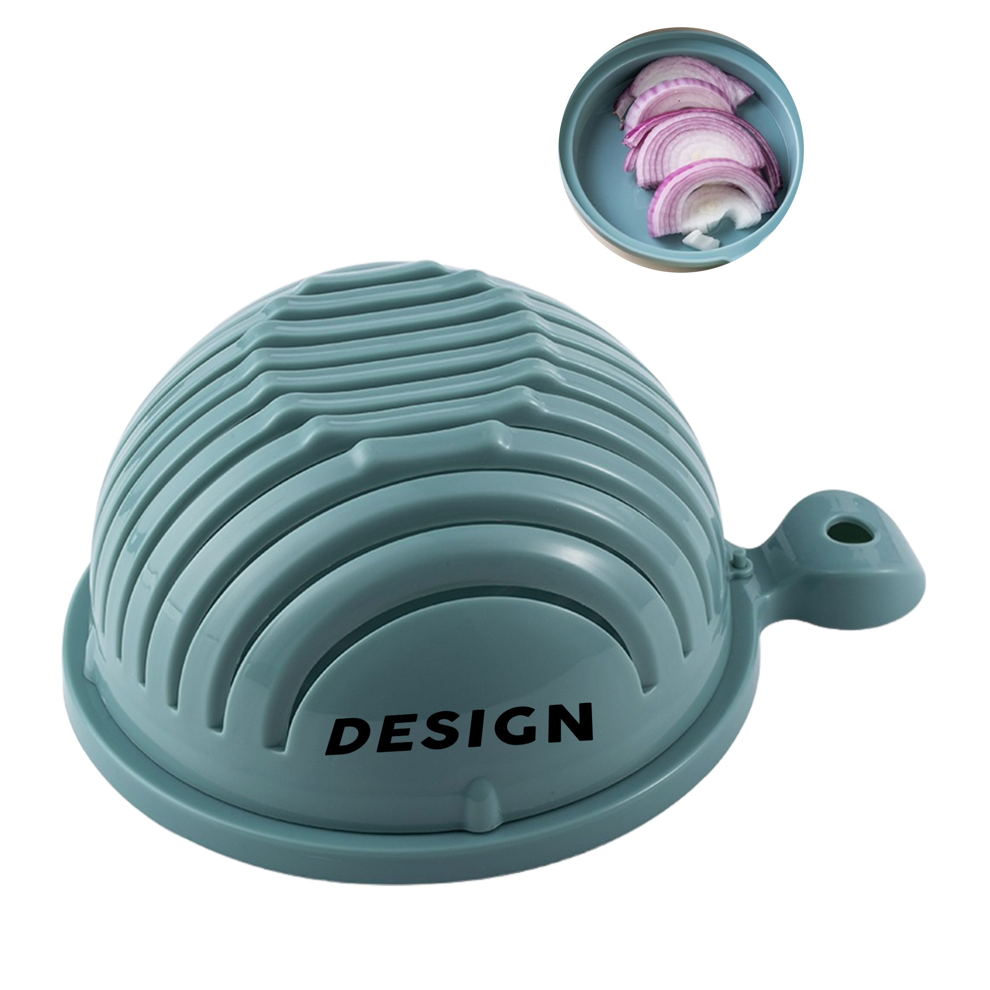 MOQ 50 Easy-to-Use Salad Cutter Bowl with Vegetable Slicing Function 2