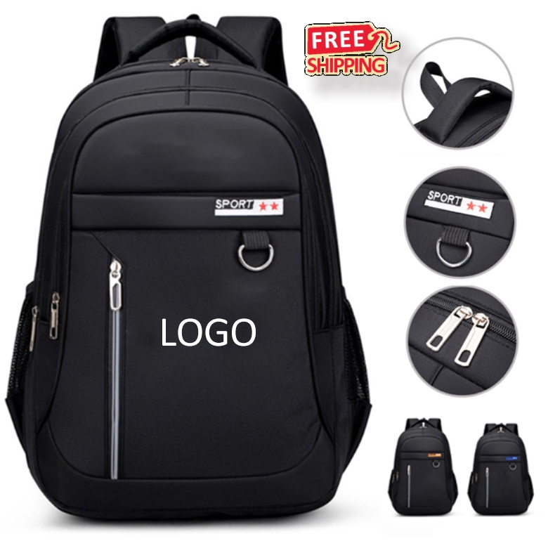 Waterproof PU Leather Laptop Backpack 10