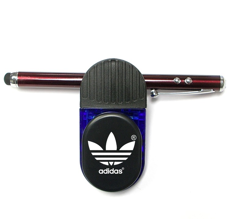 Magnetic memo clip with pen and business card / note holder.1/3Pen not included.)