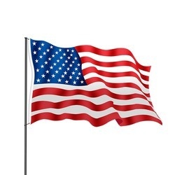 National Flag, United States, Double-Sided - 96"W x 60"H 1