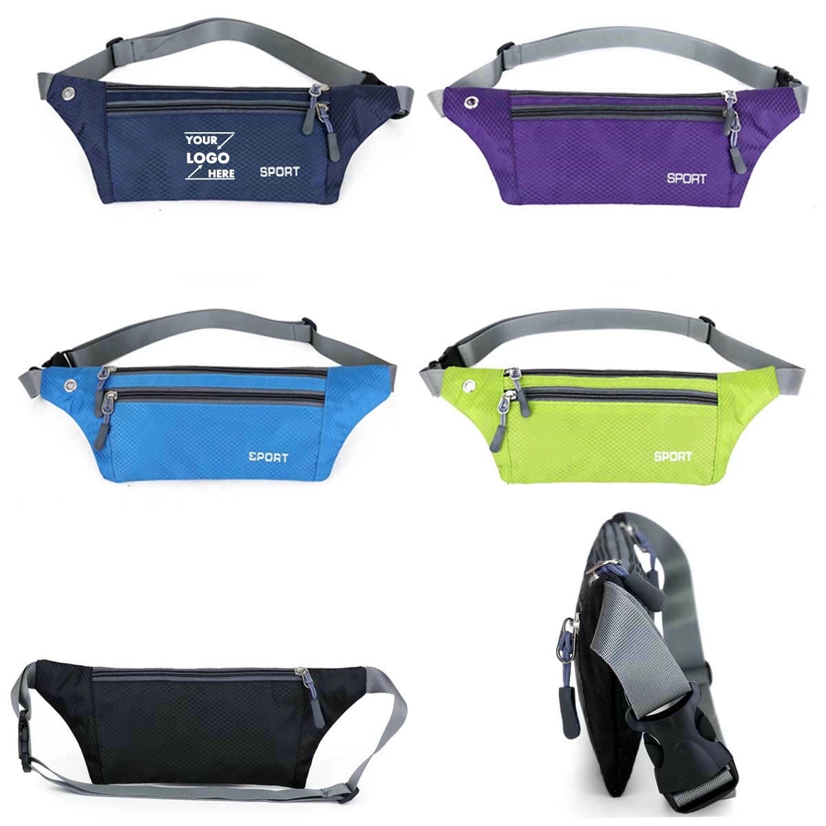 Outdoor Sport Wasit Bag With Adjustable Belt