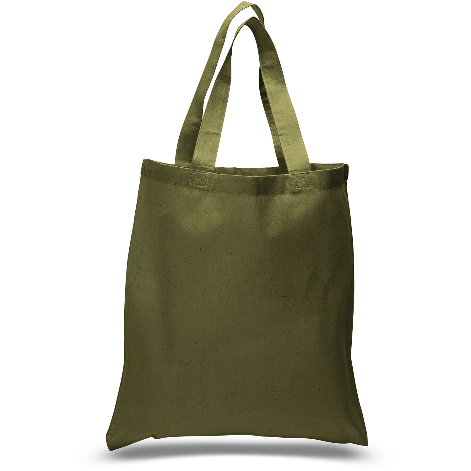 6 Oz. Cotton Canvas Tote Bag W/ Self Fabric Handles (15" x 16")
