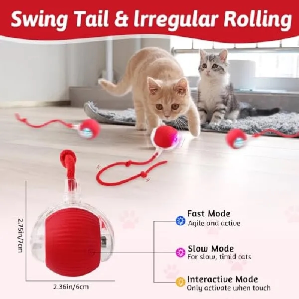Electric Ball Toy For Cat 4
