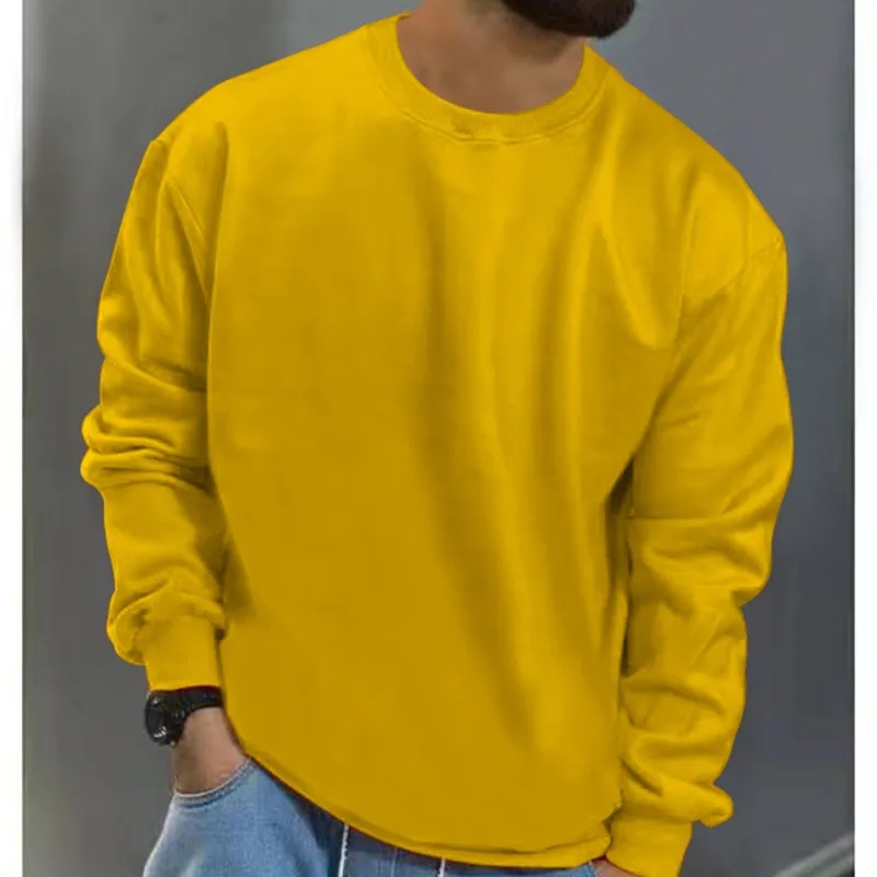 Crewneck Sweatshirt for Men, custom hoodie or sweatshirt with logo imprint 4